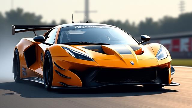 トラック仕様のスポーツカー